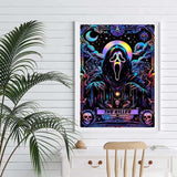 LILEIDECO Diamond Painting Kits for Adults DIY 5D Diamond Art Paint with Round Diamonds Full Drill Gem Art Skeleton Ghost Painting Kit for Home Wall Decor Gifts 12x16inch LILEIDECO