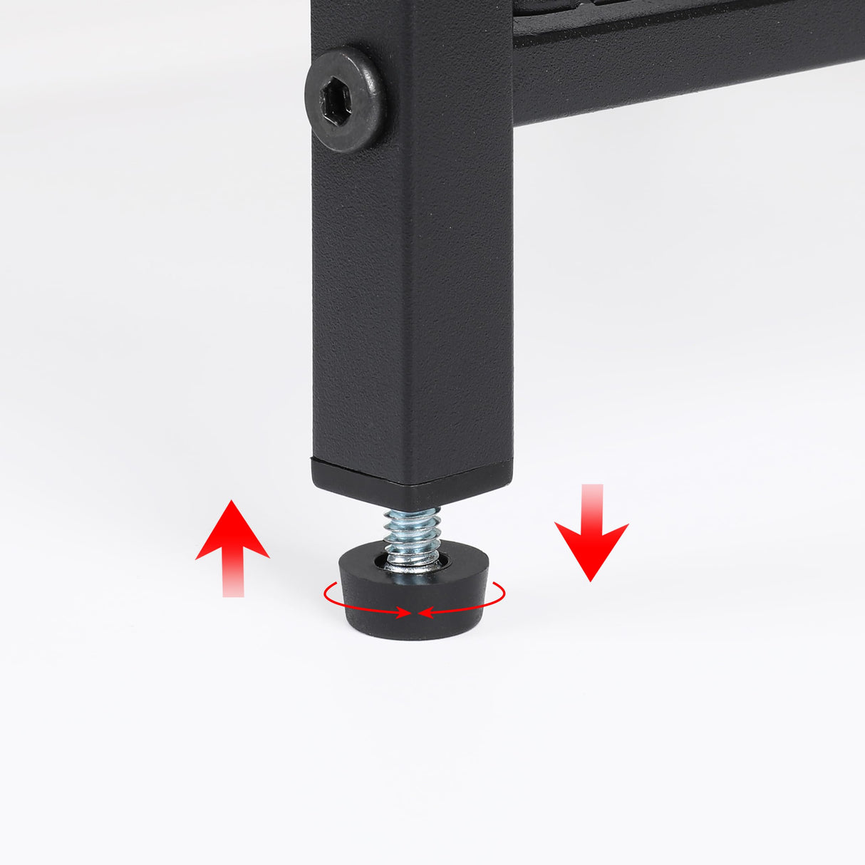 DINGTAI 5-Tier FreeStanding Storage Shelves with 4 Pull-Out Baskets,Bathroom Organizer Shelves Unit with WoodTop,Fruit Basket for Kitchen,Storage Tower Organizer Basket Cart for Bathroom，Black DINGTAI