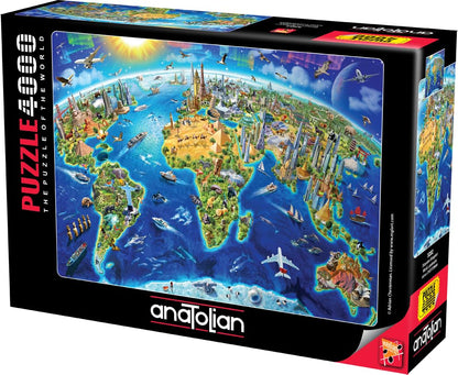 Anatolian Puzzle - World Landmarks, 4000 Piece Puzzle, #5202