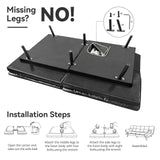 Cozysnooze Convertible Futon Sofa Bed Couch,Faux Leather Futon Sofa Couch,Memory Foam Futons,Small Splitback Modern Loveseat Sleeper Couch Bed for Living Room,Office,Apartment,Bright Black Cozysnooze