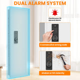 Omethey 53.15" Wall Safe Between the Studs, Hidden Safe with Dual Alarm System and Silent Mode, Wall Gun Safe with 3 Adjustable Shelves and Magnetic Slot (White-Digital) Omethey