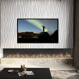 STICKGOO Wave Wall Panels for Interior Wall Decor, White 3D Wall Panels Accent Wall, Paintable 3D Wall Decor Covering Panels for Living Room Bedroom, Pack of 12 Tiles STICKGOO