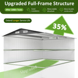 DAUSOLA 10x14 FT Outdoor Storage Shed, Metal Garden Tool Shed with Updated Frame Structure and Lockable Doors, Ideal for Backyard Garden Patio Lawn, Grey DAUSOLA