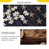 YEGAME 1000 Pieces Baseball American Flag Jigsaw Puzzle for Kids, Teens, Adults & Families, Large Format Jigsaw Puzzle Fun Intellectual Decompressing Educational Games YEGAME