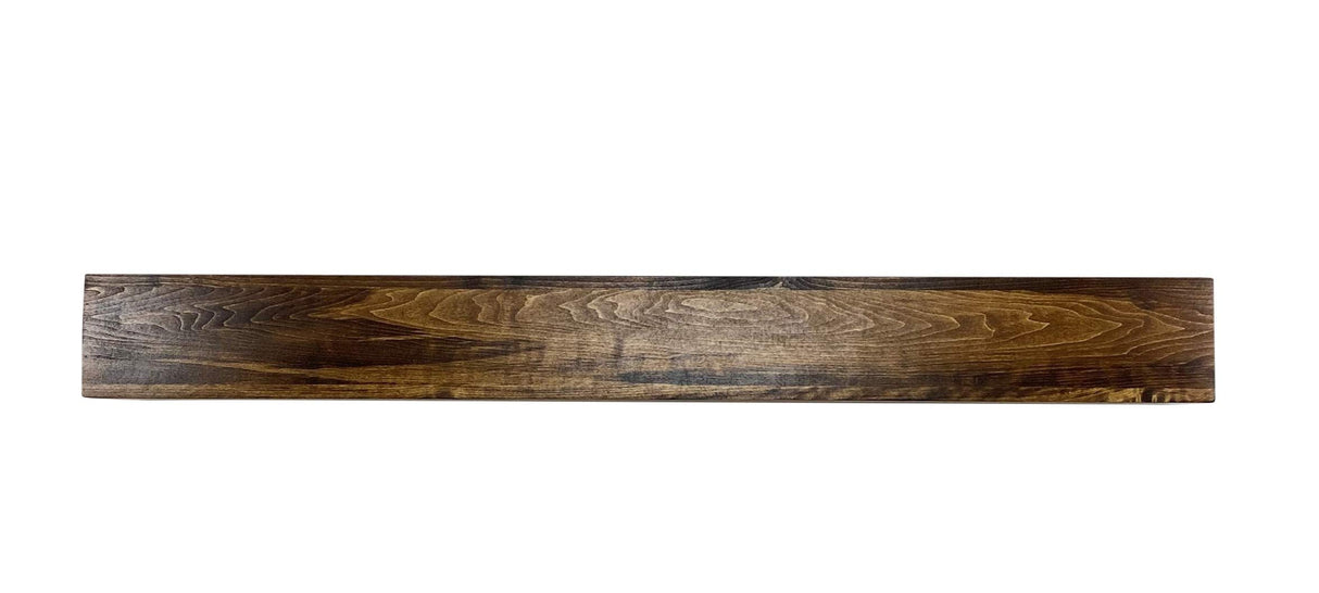 6" Deep Rustic Wood Beam Floating Shelf Fireplace Mantel 36 42 48 54 60 66 72 84 (60, Provincial) Generic
