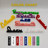 Name Plate, Desk Sign Gift; Teacher Gifts, Personalized Name Plates, Custom Standing, Name Plaque, Birthdays, Custom Desk Plaques for Teachers and Professionals. CO3DPRINT