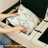 Belffin Modular Sectional Sleeper with Storage Ottoman Corduroy Sectional Couch with Chaise Convertible Modern Sectional Sofa Couch Beige Belffin