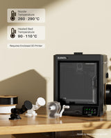 ELEGOO PC Filament 1.75mm Black 1KG, Tough and Durable Professional 3D Printer Filament Dimensional Accuracy +/- 0.05mm 1KG Spool Heat Resistant 3D Printing Polycarbonate Material ELEGOO