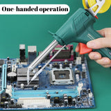 Multi-Function Soldering Iron Soldering Gun Set: External Heating Soldering Kit 60W Up to 480℃ - 3 PCS Solder Wire, Desoldering Pump, Tweezers for Welding Repair amusediy