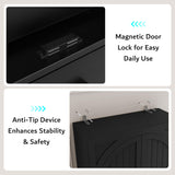 iPormis 71" Tall Kitchen Pantry Storage Cabinet w/Adjustable Shelf, Large Drawers & Door Shelves, Freestanding Kitchen Cupboard for Dining Room/Living Room, Black iPormis