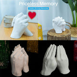 Hands Casting Kit, DIY Plaster Statue Molding Kit & Hand Casting Kits for 2 Adult, Wedding, Friends, Anniversary, Hand Hold Casting Kit for Holiday Activities and Perfect for Couple Gift Ideas Godora