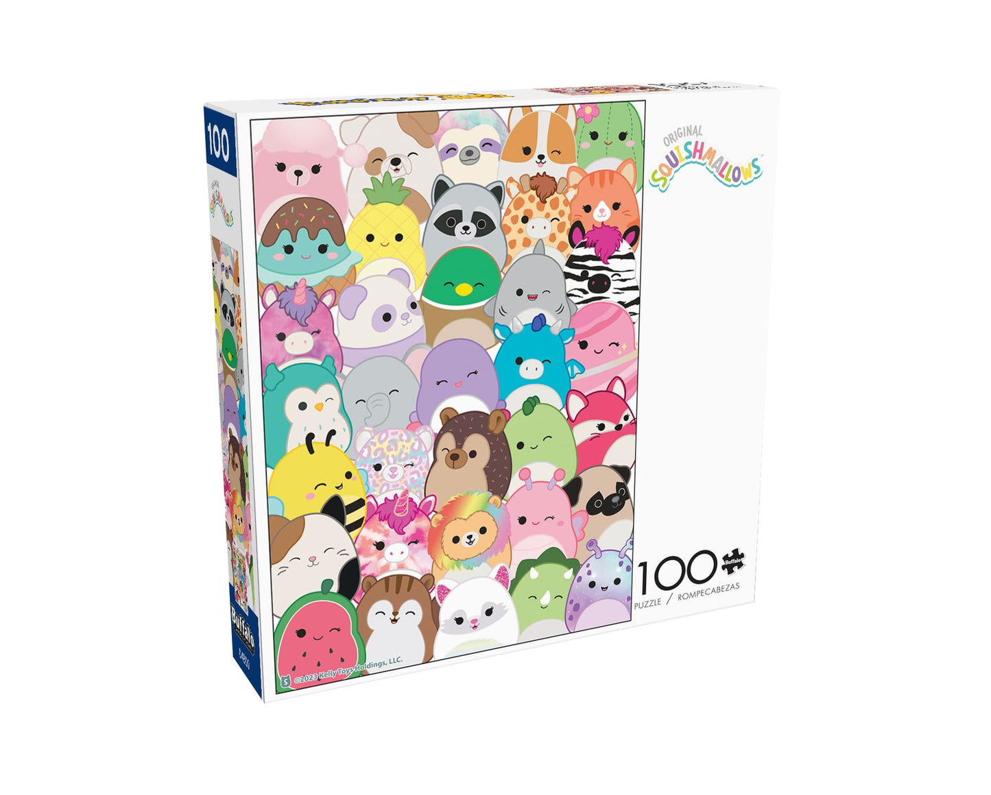 Buffalo Games - Squishmallow - Squishmallows - Buddies - 100 Piece Jigsaw Puzzle for Families -Challenging Puzzle Perfect for Game Nights - Finished Size is 15.00 x 11.00