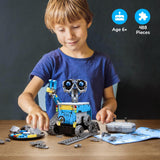 Mibido Robot Building Kit with Remote Control STEM Gifts for Kids Boys Ages 8-14, Technic Coding Robotic Toys for Teen‘s Birthday, Build 5in1 Models with 488 Pieces Mibido