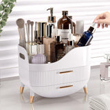 Pajiriona Makeup Organizer with Drawers,Skincare Organizer for Vanity,Storage Box with Handle,Large Cosmetic Display case for Dresser, Bathroom Countertop Pajiriona