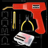 ATOLS Plastic Welder, 1000PCS Staples, Plastic Welding Kit, Hot Stapler Kit, Plastic Welder Gun Kit, Car Bumper Repair Kit, Plastic Repair Kit (Corded, Red) ATOLS