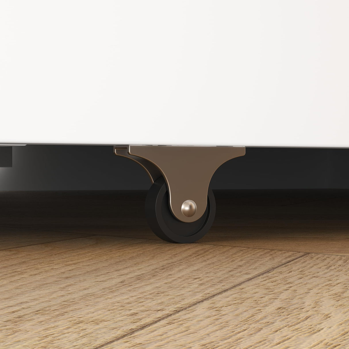 ECACAD Multi-Functional Murphy Cabinet Bed, Queen Size Bed Frame Murphy Bed Chest with Built-in Power Strip & Drawers, Queen Foldable Platform Bed, White ECACAD