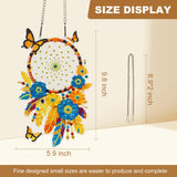 geesfayan Hanging Diamond Art Kits,Diamond Painting Suncatchers, DIY Gem Art Craft Painting Kit, Home and Garden Decor(Dream Catcher) geesfayan