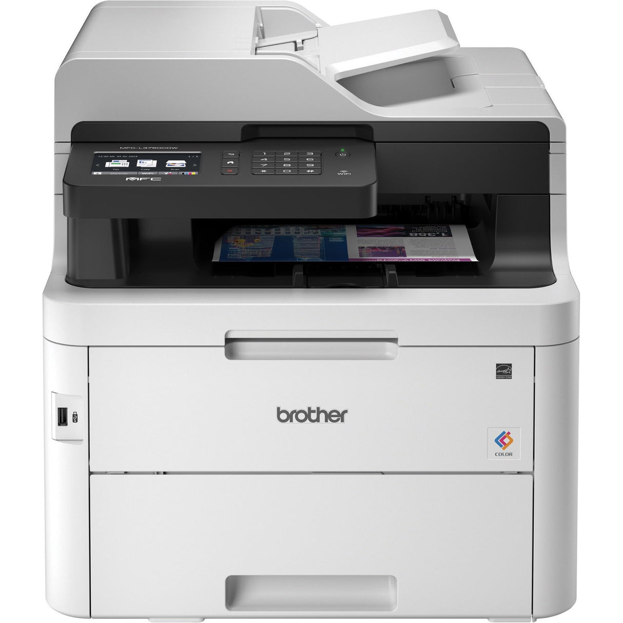 Brother MFC-L3750CDW Digital Color All-in-One Printer, Laser Printer Quality, Wireless Printing, Duplex Printing, Amazon Dash Replenishment Ready Brother