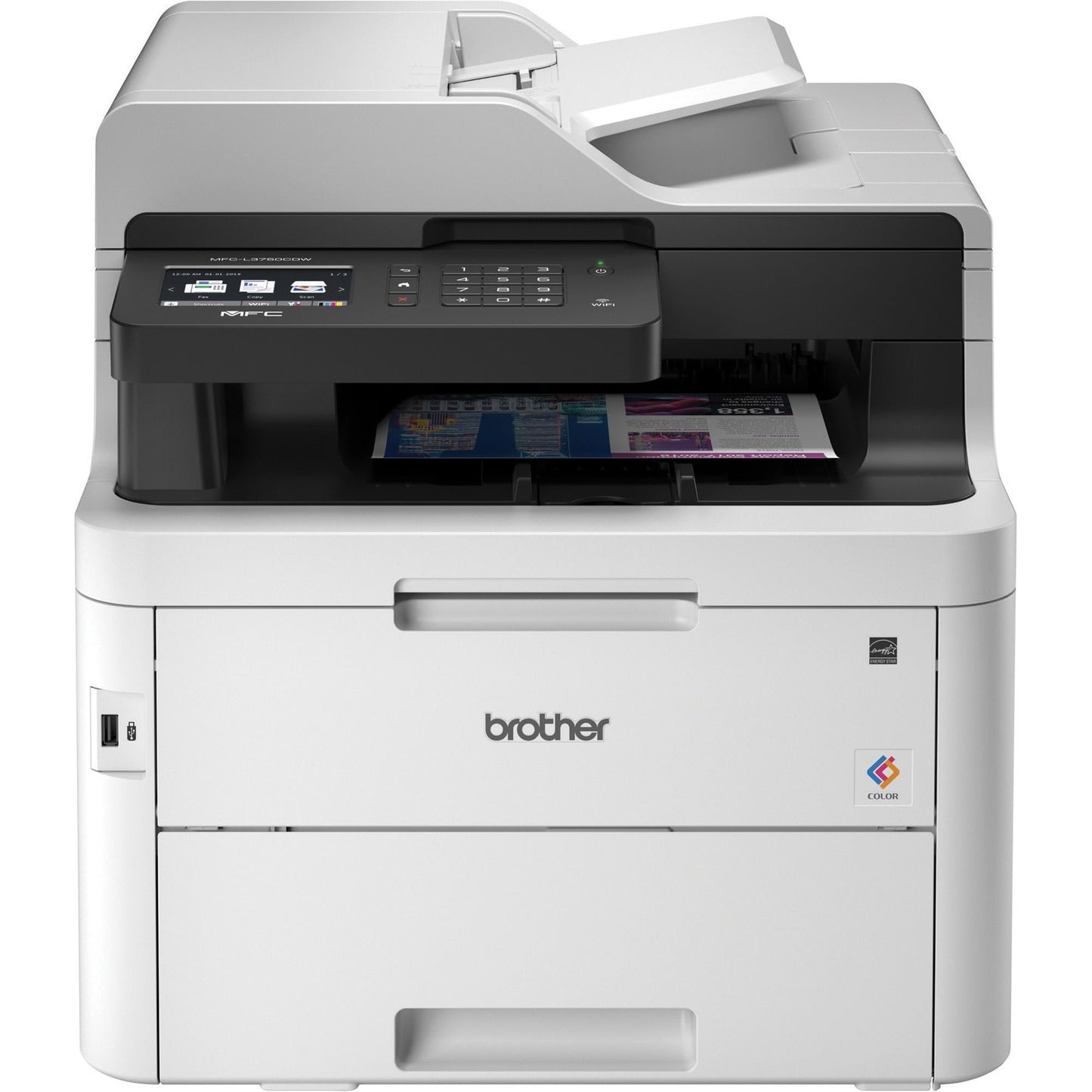 Brother MFC-L3750CDW Digital Color All-in-One Printer, Laser Printer Quality, Wireless Printing, Duplex Printing, Amazon Dash Replenishment Ready