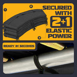 Trampoline Pad Replacement 12 FT Trampoline Replacement Safety Pad 12FT Trampoline Spring Cover Waterproof UV Resistant Tear Resistant Surround Spring Foam Cover for Round Frame No Hole for Pole Black ULTRAPOWER SPORTS