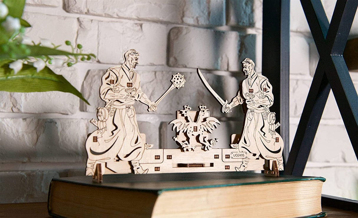 UGEARS The Centuries-Old Battle for Freedom 3D Wooden Puzzle - Wooden Mechanical Model Kit to Build UGEARS