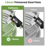 Pattiumo Oval 8x2x1.5 FT Galvanized Raised Garden Bed Kit, 31 in 1 Large Metal Planter Box for Outdoor Gardening, 18” Garden Bed for Vegetables Flower Herb(Sage Green) Pattiumo