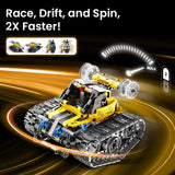 Sillbird Robot Building Kit with Remote Control Gifts for Kids Boys Ages 8-13, Coding STEM Robotic Technic Racer Car Toys for Birthday, Build 6in1 Model with 631 Pieces Sillbird