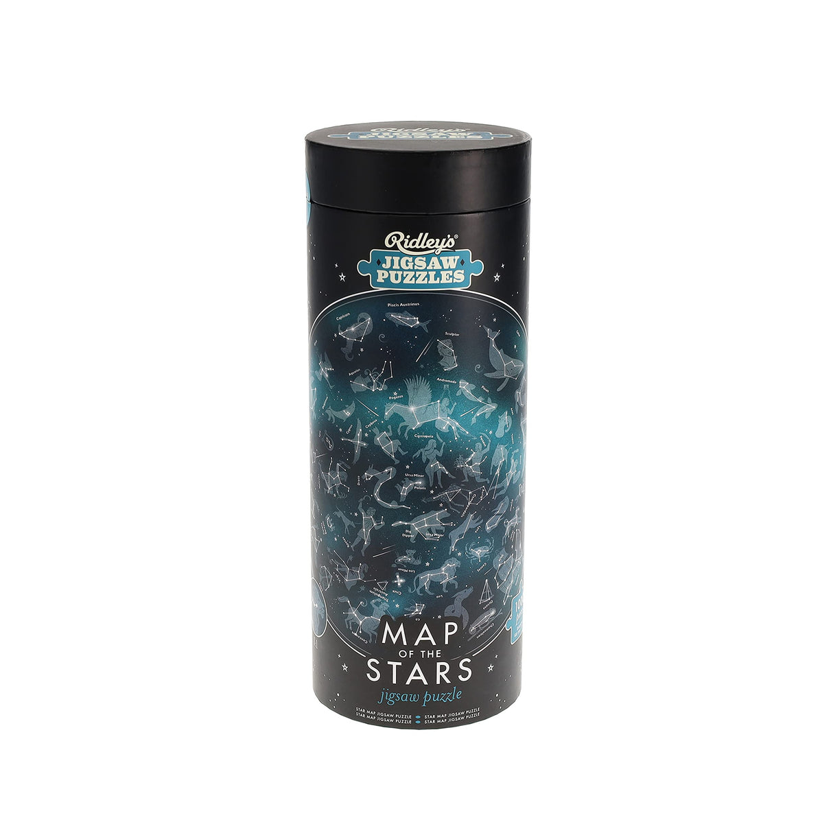 Ridley's Games: Map of The Stars 1000-Piece Jigsaw Puzzle |Perfect for Astrology/Astronomy Lovers with Over 30-Unique Constillations | Perfect Room Décor Once Completed | Storage Tube Included Ridley's