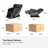 SMAGREHO 2025 Massage Chair Full Body, Zero Gravity Recliner with 6 Auto Modes, Foot Massage, Heating, Bluetooth, Black SMAGREHO