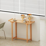 MoNiBloom Console Table, Industrial Entryway Table, Narrow Sofa Table with Shelves, Entrance Table for Entryway Hallway Living Room MoNiBloom