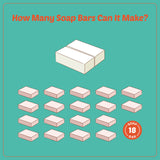 SOAPERSTAR Olive Oil & Goat Milk Melt and Pour Soap Base Kit with Free 50+10 Exclusive Soap Recipes E-Book - Vegan, SLS-Free, Cruelty-Free Soap Making Supplies for DIY – Premium Quality, 100% Natural Soaperstar