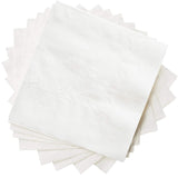 GUSTO [500 Count - 4.5 x 4.5 Folded] White Beverage Napkins - 1-Ply Bulk Cocktail Napkins, Restaurant Bar Paper Napkins and Party Napkins - 9x9 Unfolded (Formerly Comfy Package) GUSTO