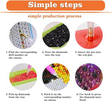 EIBEILI Diamond Art Kits for Adults,Mountains Diamond Painting Kits for Beginner Round 5D Full Drill Diamond Dots Crafts for Home Wall Decor Gifts 12x16 Inch EIBEILI