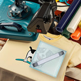 HTV Cooling Block for Vinyl with Handle, 4.7" x 4.7" Heat Absorbing Area, Designed to Provide Fast and Efficient Cooling for Sublimation HTV, DTF Film, Heat Transfer Vinyl and Heat Transfer Paper WoodArtSupply