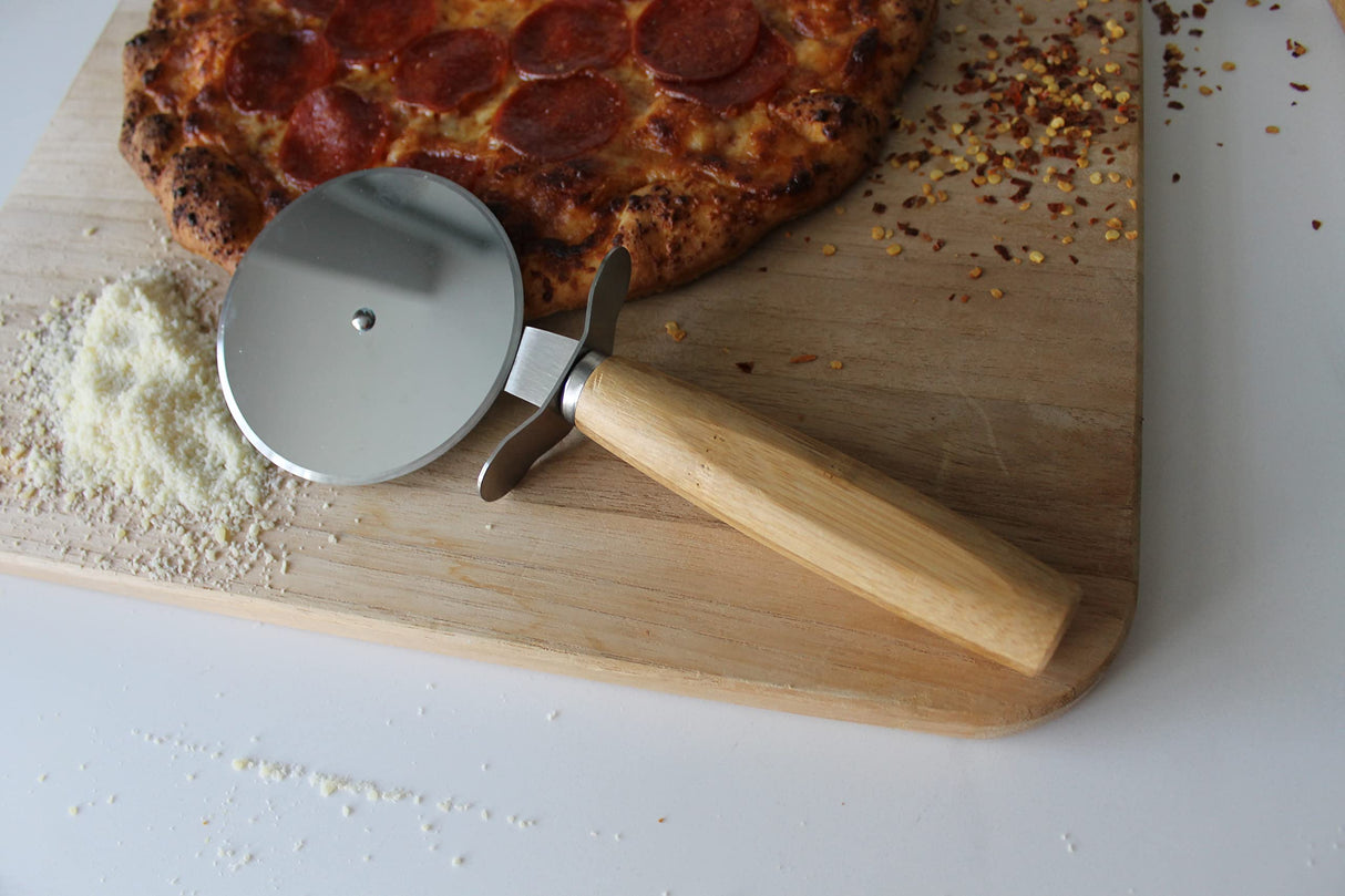 Personalized Pizza Slicer, Engraved Pizza Cutter, Custom Pizza Slicer, Wood Handle Pizza Slicer, Pizza Slicer, Father’s Day Gifts MYETCHEY