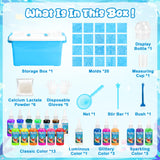 Magic Gel Water Toy Elf: 20 Aqua Squishy Maker DIY Gels with 20 Fairy Animal Mold Kits - 3D Handmade Magical Jelly Pet Craft Set for Kids CL FUN