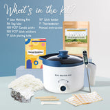 Soy Wax for Candle Making Kit - DIY Soy Candle Making Supplies with 3lbs Natural Soy Wax Flakes, Electric Wax Melter, Thermometer, Wicks, Perfect for Making Your Own Candles KQU