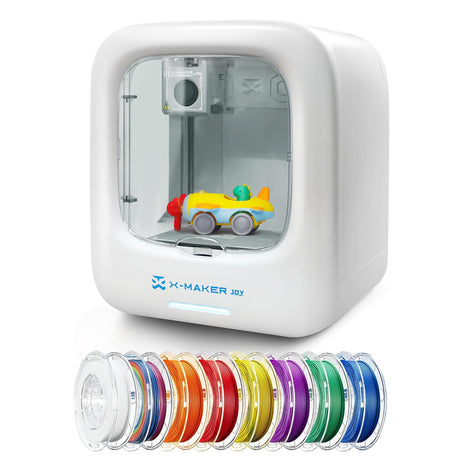 AOSEED 3D Printer, High Precision Beginner 3D Printer, Huge Tool Library and Customizer, Plug-and-Play 3D Printer with 8 PLA Filament Set, Wi-Fi & App Control, Create STEM, X-Maker Joy AOSEED