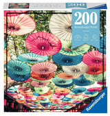 Ravensburger Puzzle Moment: Umbrellas - 200 Piece Jigsaw Puzzle for Kids & Adults | Unique, Perfect Interlock | Vibrant, Glare-Free Design | Made with FSC-Certified Wood | Quality Entertainment Time Ravensburger