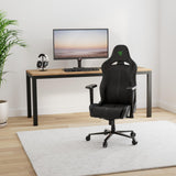 Razer Enki X Essential Gaming Chair: All-Day Comfort - Built-in Lumbar Arch - Optimized Cushion Density - Dual-Textured, Eco-Friendly Synthetic Leather - Adjustable 152-degree Recline - Black Razer