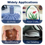 180 Pieces 2 Inch Sanding Disc, GOH DODD Wet Dry Sandpaper with Interface Pad and Backer Plate 1/4" Shank, 60-10000 Grits Grinding Abrasive Sand Paper for Auto Metal Glass Resin Wood Sanding GOH DODD