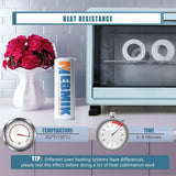 MEBMIK 100pcs 5x10in Shrink Wrap For Sublimation Tumblers,Sublimation Shrink Wrap Sleeves,Heat Shrink Wrap,Tumbler Shrink Wrap Sublimation 20oz Skinny,Sublimation Sleeves For Tumblers,Sublimation Bags MEBMIK