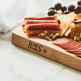 John Boos Chop-N-Slice Maple Wood Cutting Board for Kitchen Prep, 1" Thick, Small, Edge Grain, Rectangle Charcuterie Boos Block, 16" x 10", John Boos