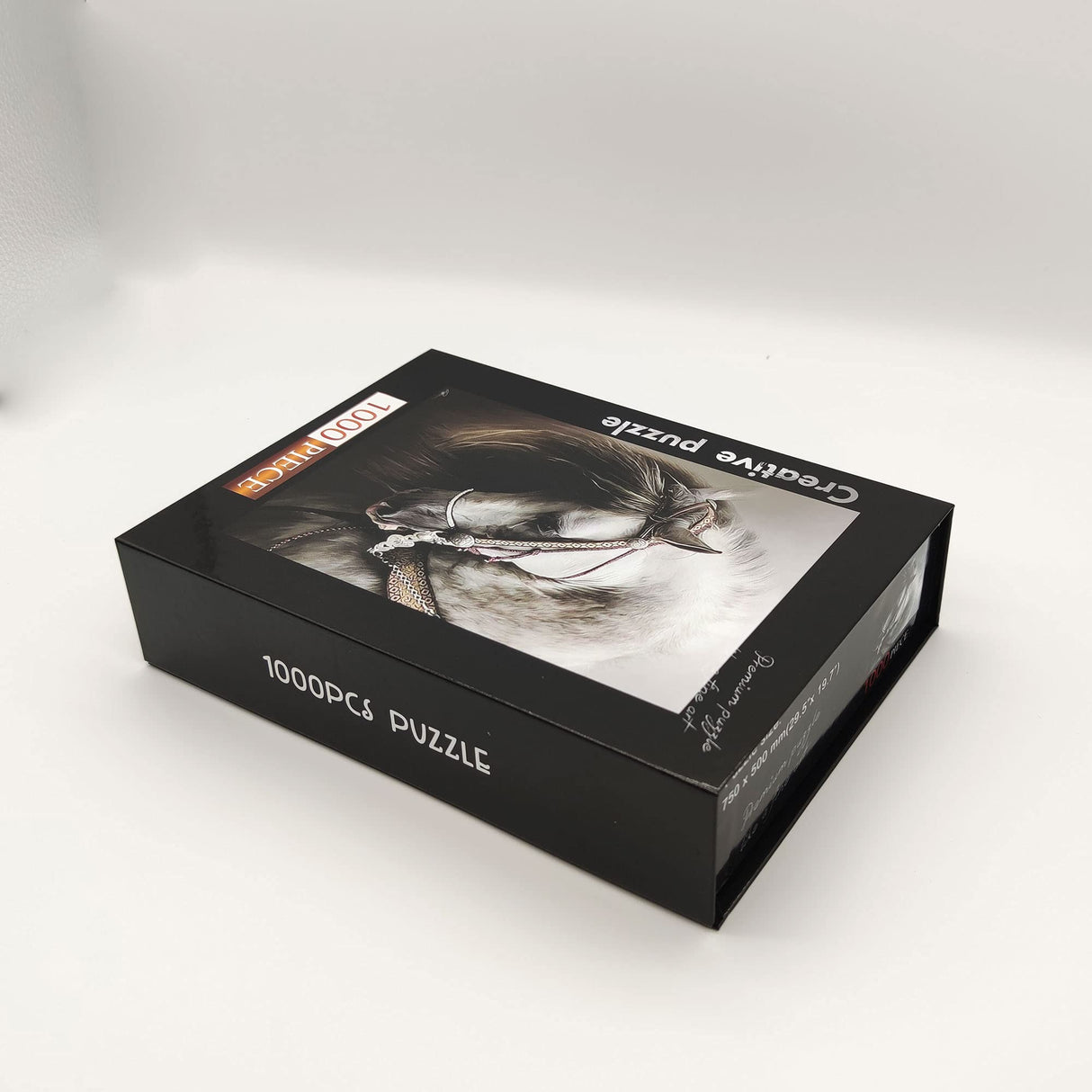 Jigsaw Puzzles 1000 Pieces for Adults 1000 Piece Puzzles for Adults and Kids (White Horse) NRUAS