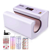AKEYDIY Auto Tumbler Heat Press Machine, 30 OZ Tumbler Mug Heat Press Touch Screen, with Temp and Time Setting, Fast & Even Heating for 11-30oz Sublimation Tumblers, Mug, Cup (Purple Auto Mug Press) AKEYDIY