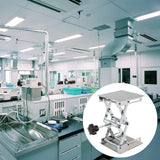 2 Pack 8 x 8 Inch Lab Scissor Jack, Stainless Steel Lab Lift Stand Table, Lab Jack Lift Platform, Expandable from 80mm to 270mm MUKCHAP