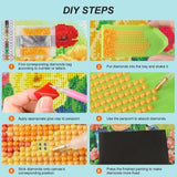 Egypt Diamond Art Kits For Adults, Diamond Painting Egyptian Pharaoh Diamond Art kits with Full Drill Round Diamond Painting Kits, DIY Diamond Dots Gem Art Crafts for Adults for Home Decor 12x16in W-9 Wohoaqig