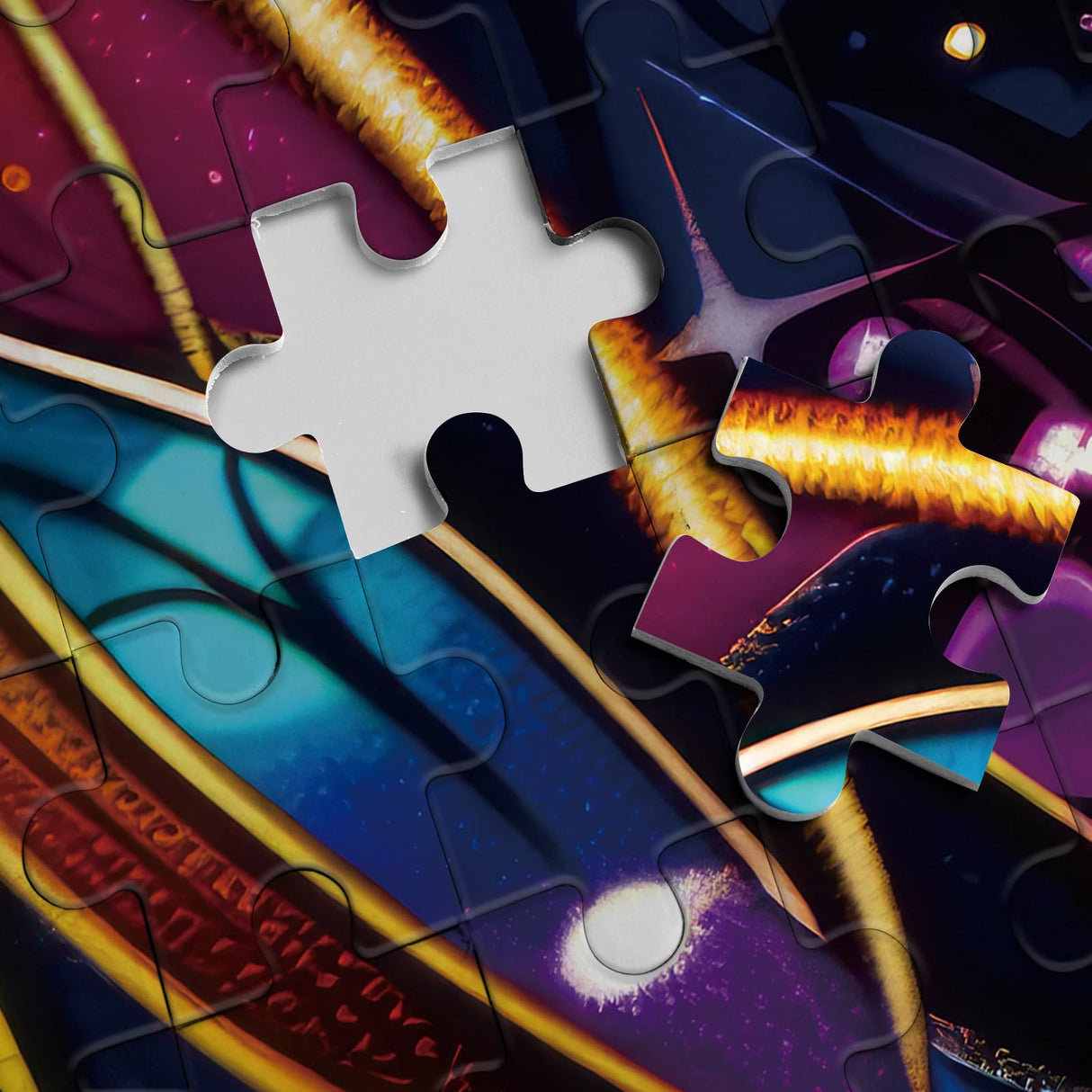 Colorful Cats Puzzles Painting Puzzle for Adults 1000 Pieces, Animal Art Jigsaw Puzzles 1000 Pieces Vibrant Colors Cat Puzzle, Fantasy Rainbow Painting Puzzle BBOLDIN