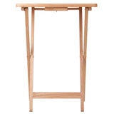 Winsome Alex 2-pc Set TV Table, Natural, 19.06 x 14.57 x 25.98" Winsome