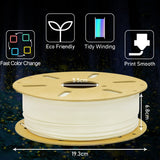 OEM MIKA3D Glow in Dark Rainbow PLA 3D Filament, 1.75mm Strong Luminous Multi Colored 3D Printer PLA, Widely Fit for 3D Printer, 1KG 2.2lbs Glowing in Dark Fast Color Change Fluorescent Rainbow PLA OEM MIKA3D